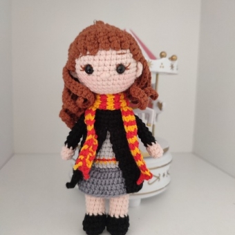 Amigurumi Hermione Anahtarlik